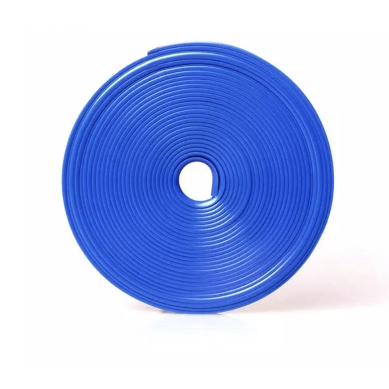 Chỉ viền bánh xe chống xước lazang xe hơi, cao su dán trang trí vành ô tô cuộn 8m chất lượng cao đủ dán 4 bánh