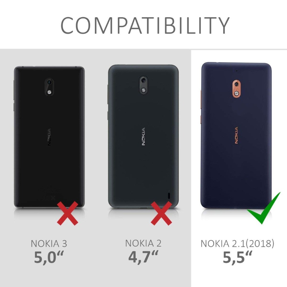 Ốp lưng dẻo dành cho Nokia 2.1 hiệu Ultra Thin mỏng 0.6mm chống trầy - Hàng chính hãng