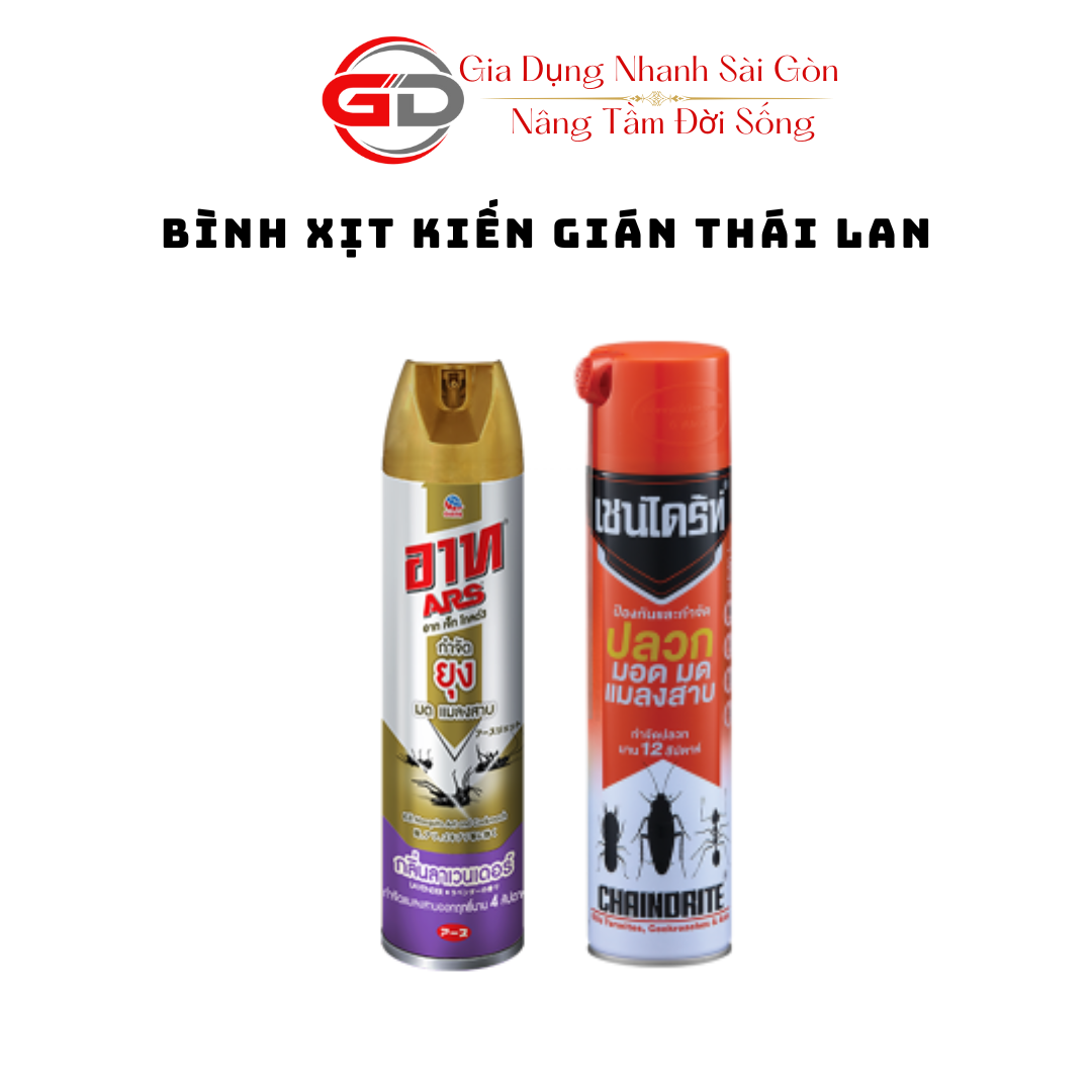 Bình Xịt Kiến Gián Và Côn Trùng ARS 600ml Thái Lan