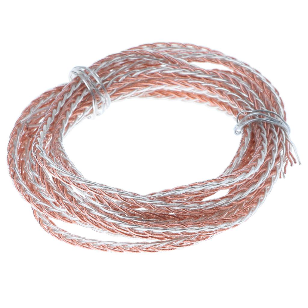 7N OCC Copper Wire, DIY HiFi Audio Cable for Earphone 2m