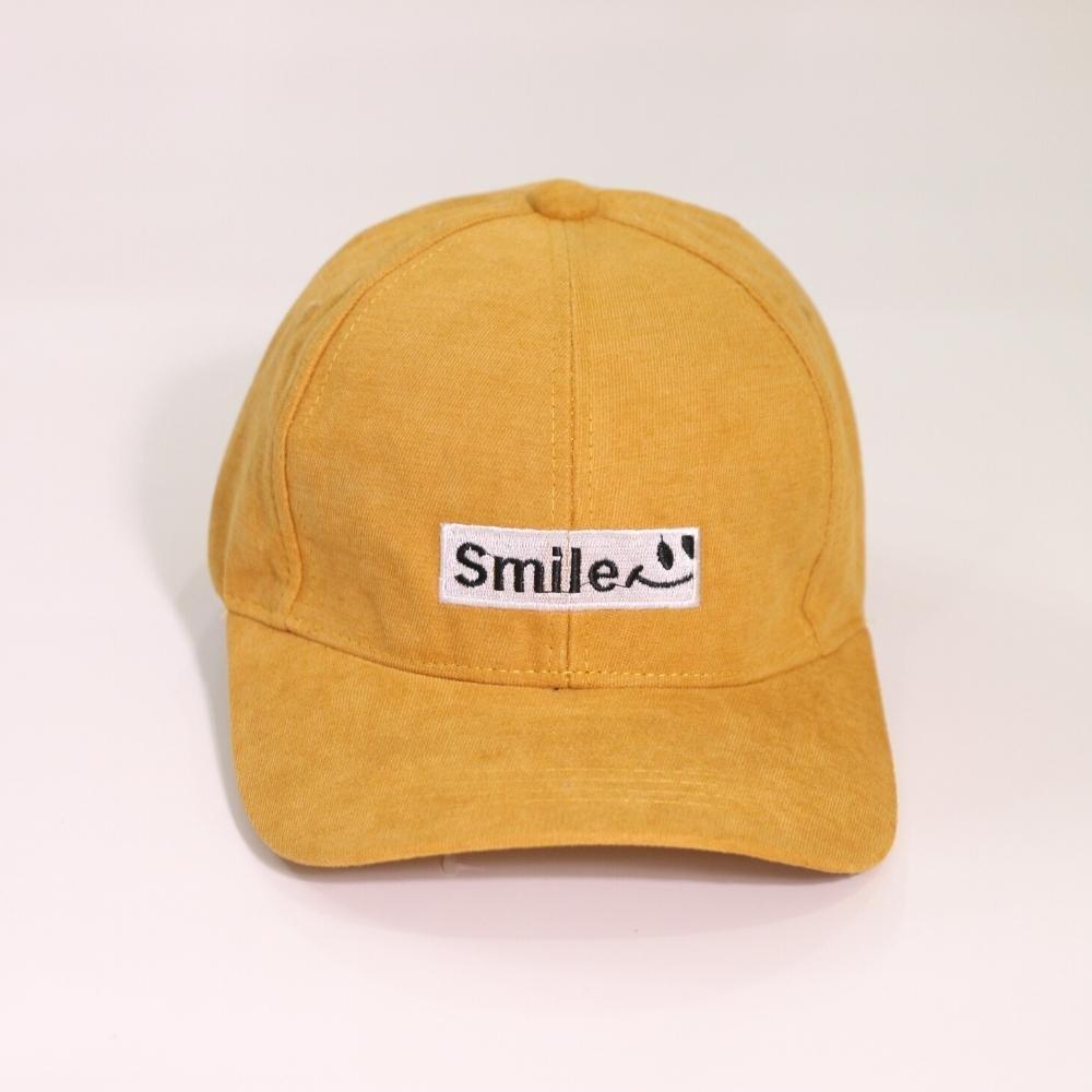 Mũ Lưỡi Trai Unisex - Nón Kết Thêu Chữ Smile Thời Trang Hàn Quốc Dành Cho Nam Nữ Mẫu Mới Nhất 2022