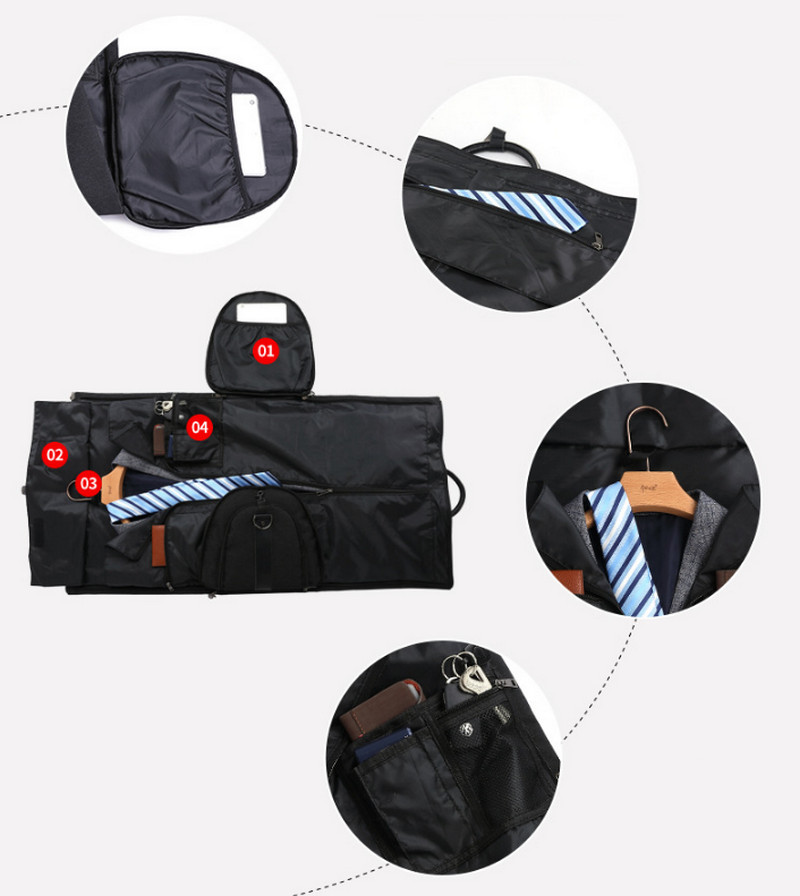 Túi Du Lịch Đựng Vest, Áo Công Tác Garment Bags - Home and Garden