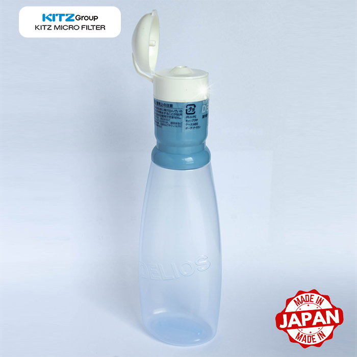 Bình lọc nước di động KITZ Super Delios (Made in Japan) - Hàng chính hãng