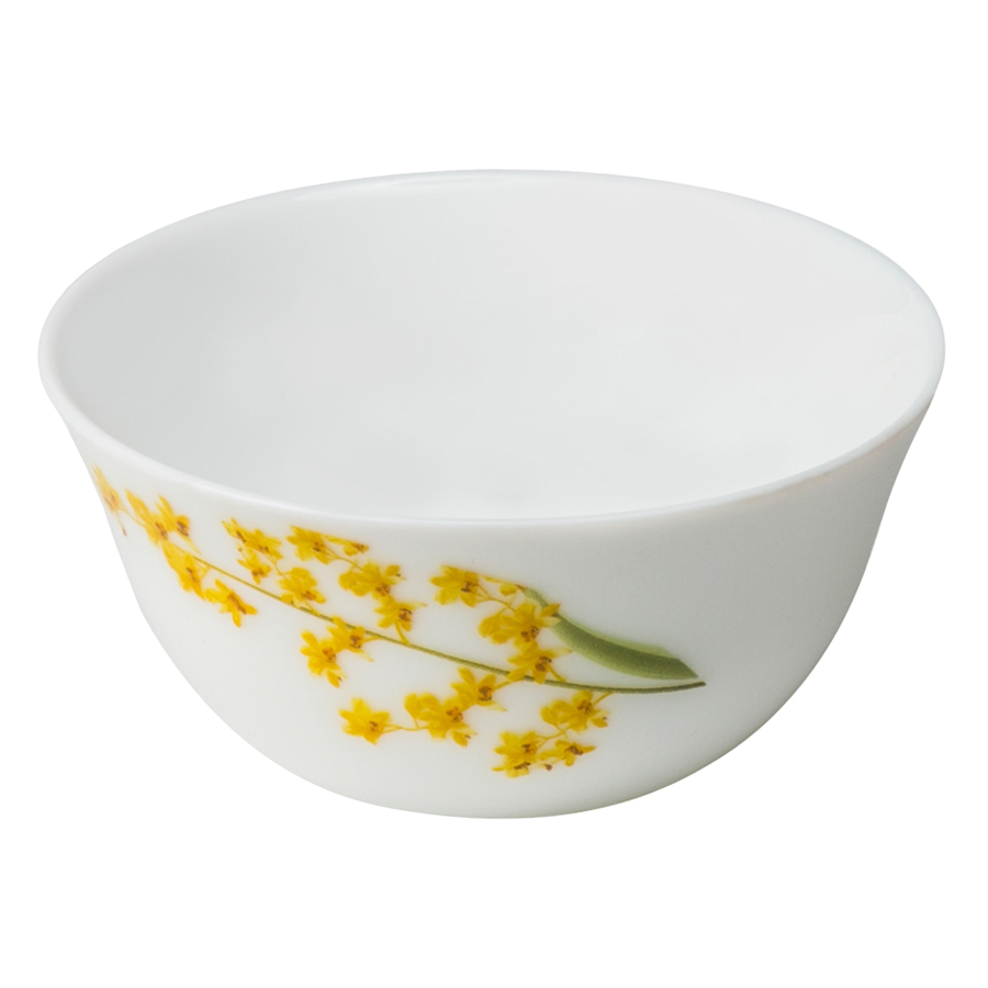 Bộ 6 Chén Cơm Thủy Tinh 120 La Opala Diva Ivory Y.G LAPB120YG