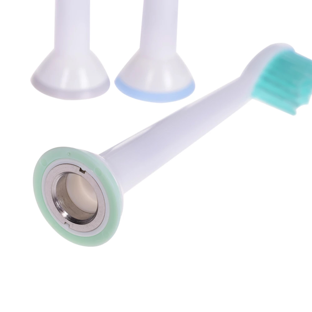 Bộ 4 đầu bàn chải đánh răng điện HX-6054 cho máy Philips Sonicare cho răng nhạy cảm HX3, HX6, HX7, HX8, HX9, R, FlexCare +, FlexCare, HealthyWhite, HydroClean, EasyClean, DiamondClean