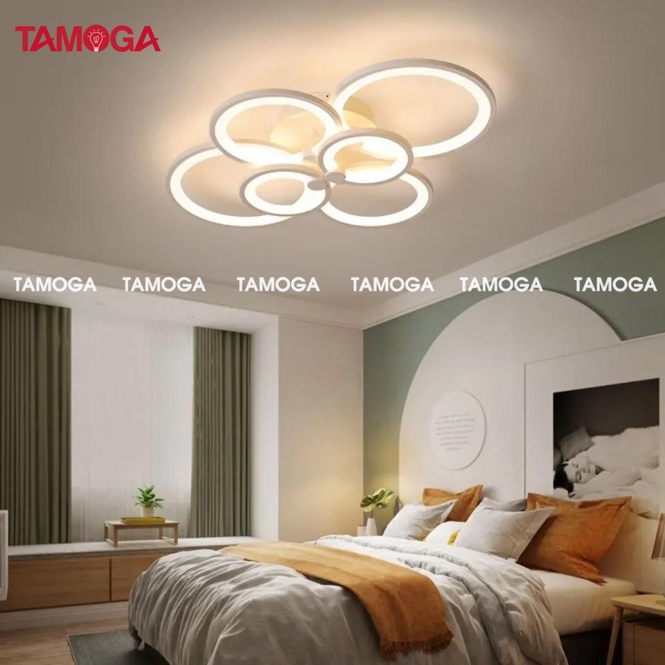 Đèn ốp trần nhiều vòng TAMOGA ALABI 106