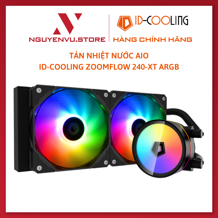 Bộ tản nhiệt nước ID-COOLING ZOOMFLOW 240-XT ARGB - Hàng Chính hãng