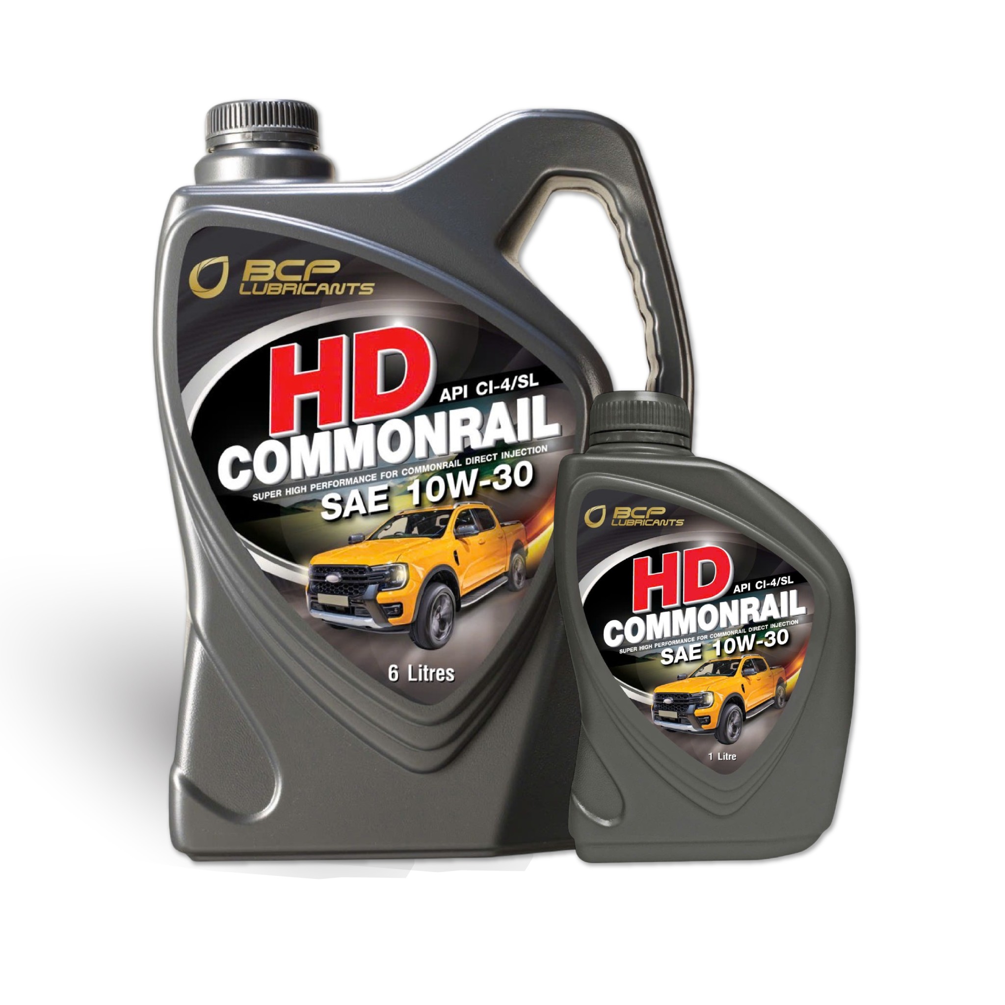 Dầu Nhớt Ô tô Động Cơ Dầu Diesel BCP HD Commonrail 10W30 - API CI-4/SL Can 6+1 Lít, Nhập Khẩu Thái Lan