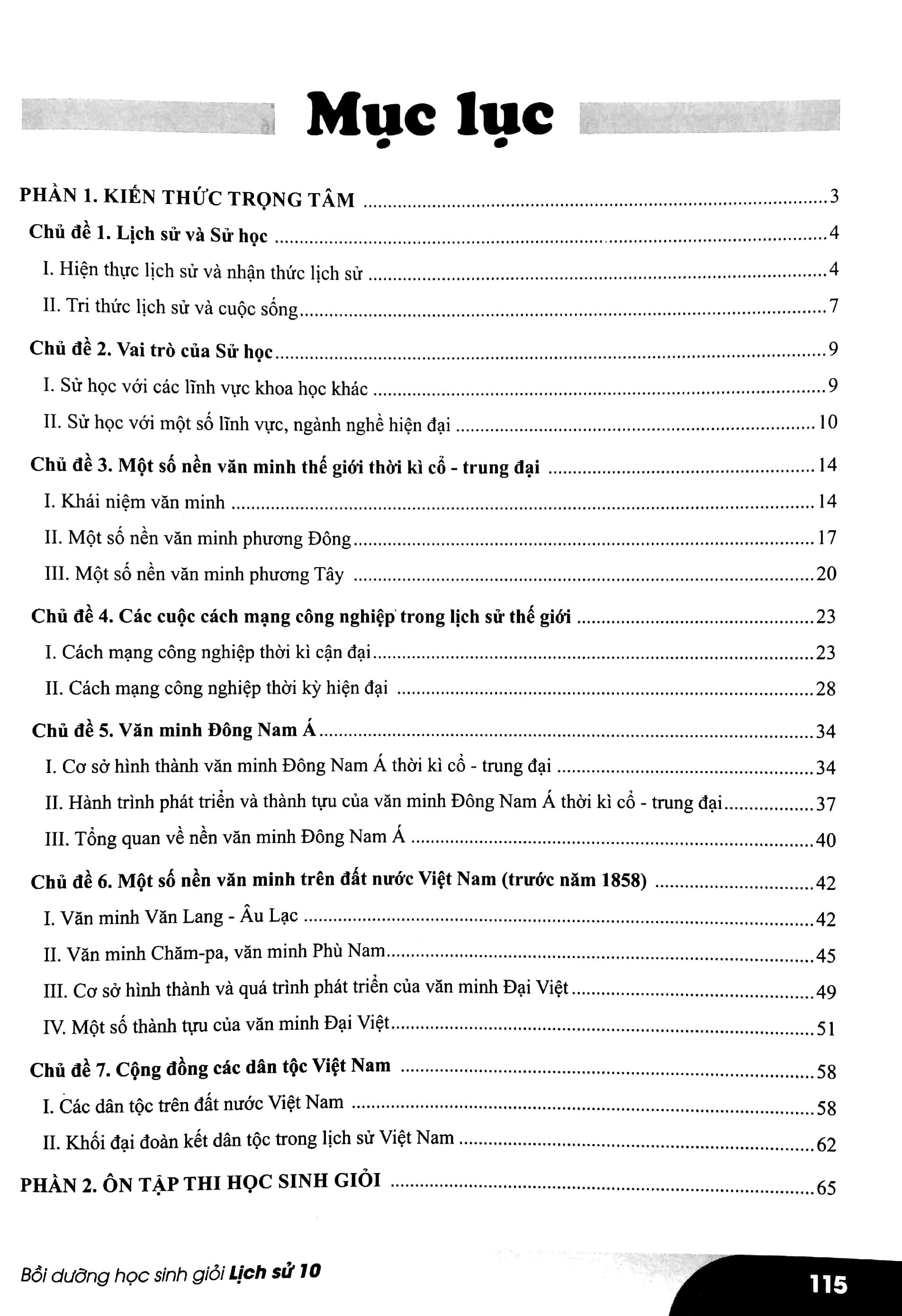 Bồi Dưỡng Học Sinh Giỏi Lịch Sử 10 (Biên Soạn Theo Chương Trình Giáo Dục Phổ Thông Mới)