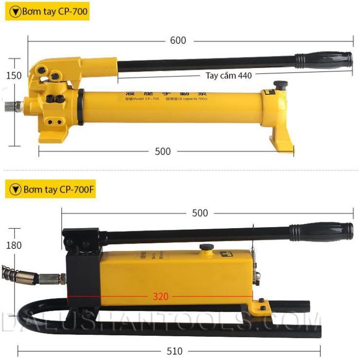 Bơm tay thủy lực CP700 -Tay bơm thủy lực