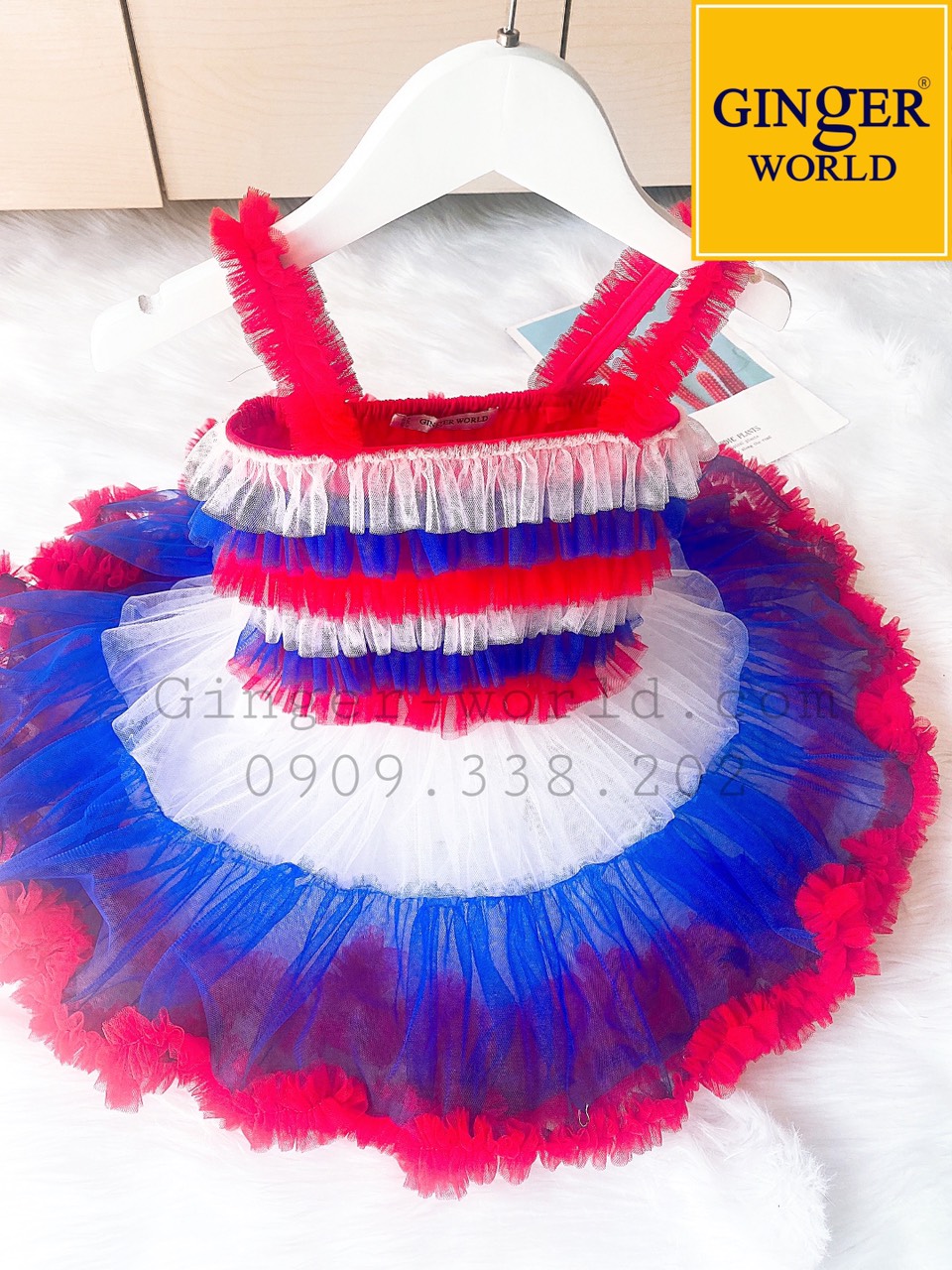 ĐẦM MÚA BALLET CHO BÉ PD363 GINGER WORLD