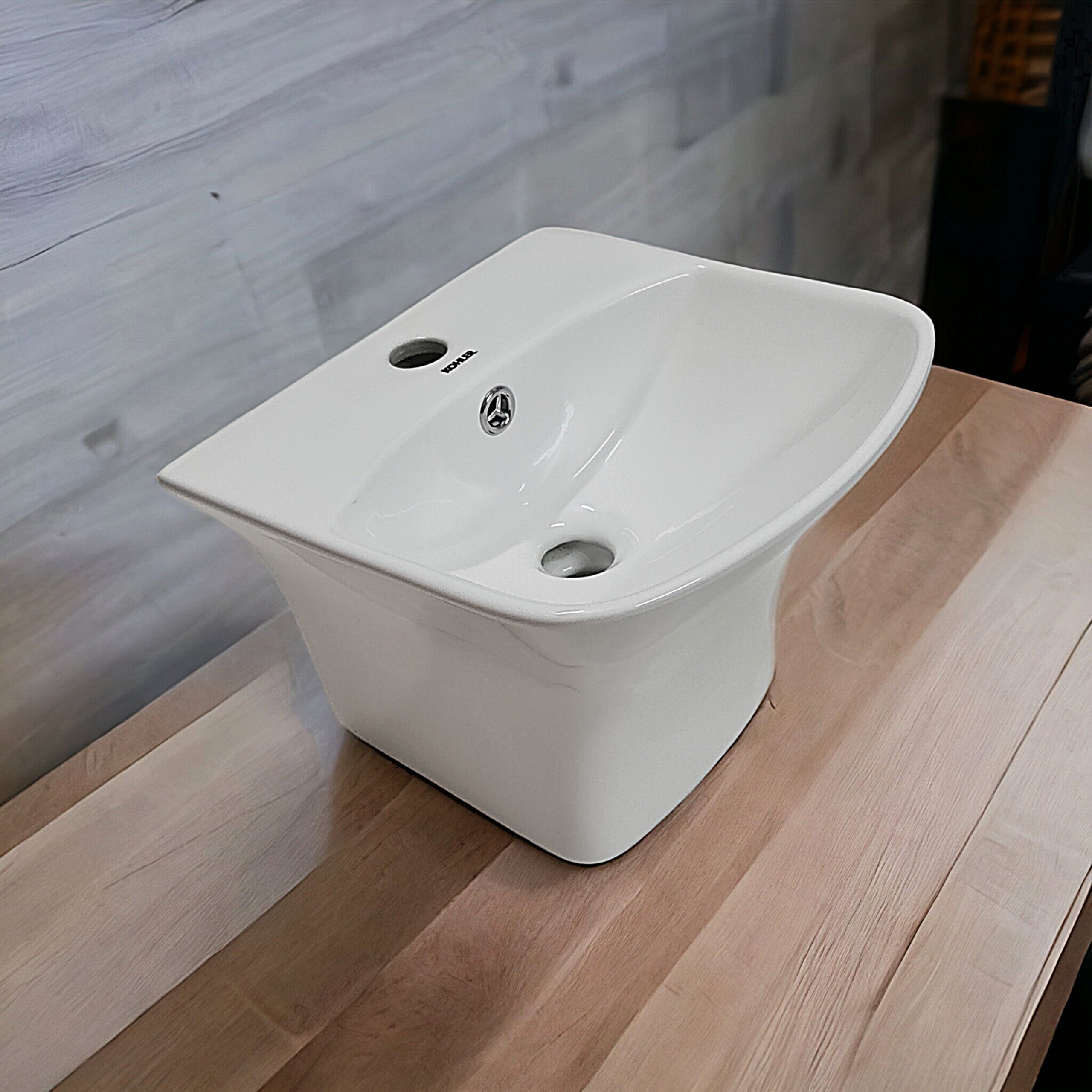 Chậu lavabo liền khối mini 36*35cm