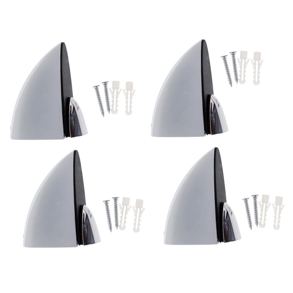 4x Adjustable Wood Glass Clamp Bracket Holder for Balustrade Shelf , for 3mm-32mm Glass Wood