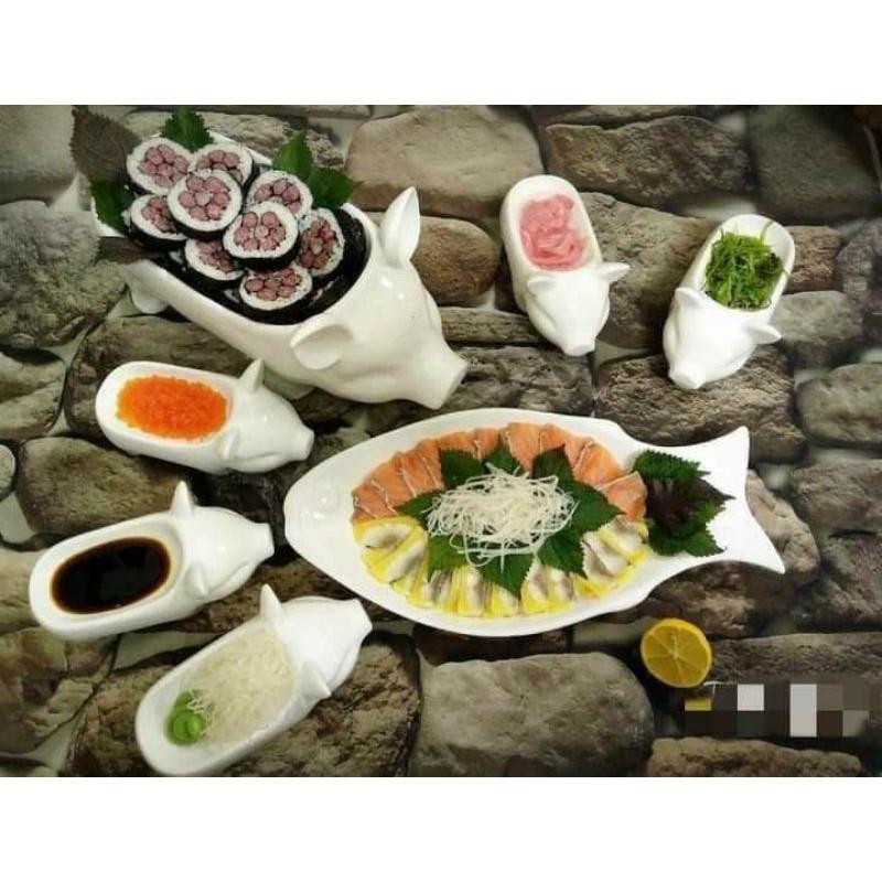 Bộ đồ ăn cá heo