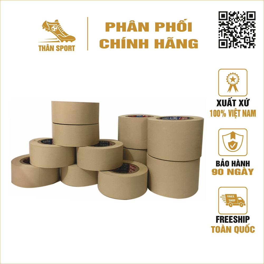 Băng keo dán cơ Nano cuộn 3cm, 5cm - chuyên dụng trong bóng đá, chống trật khớp, hỗ trợ vận động với cường độ cao