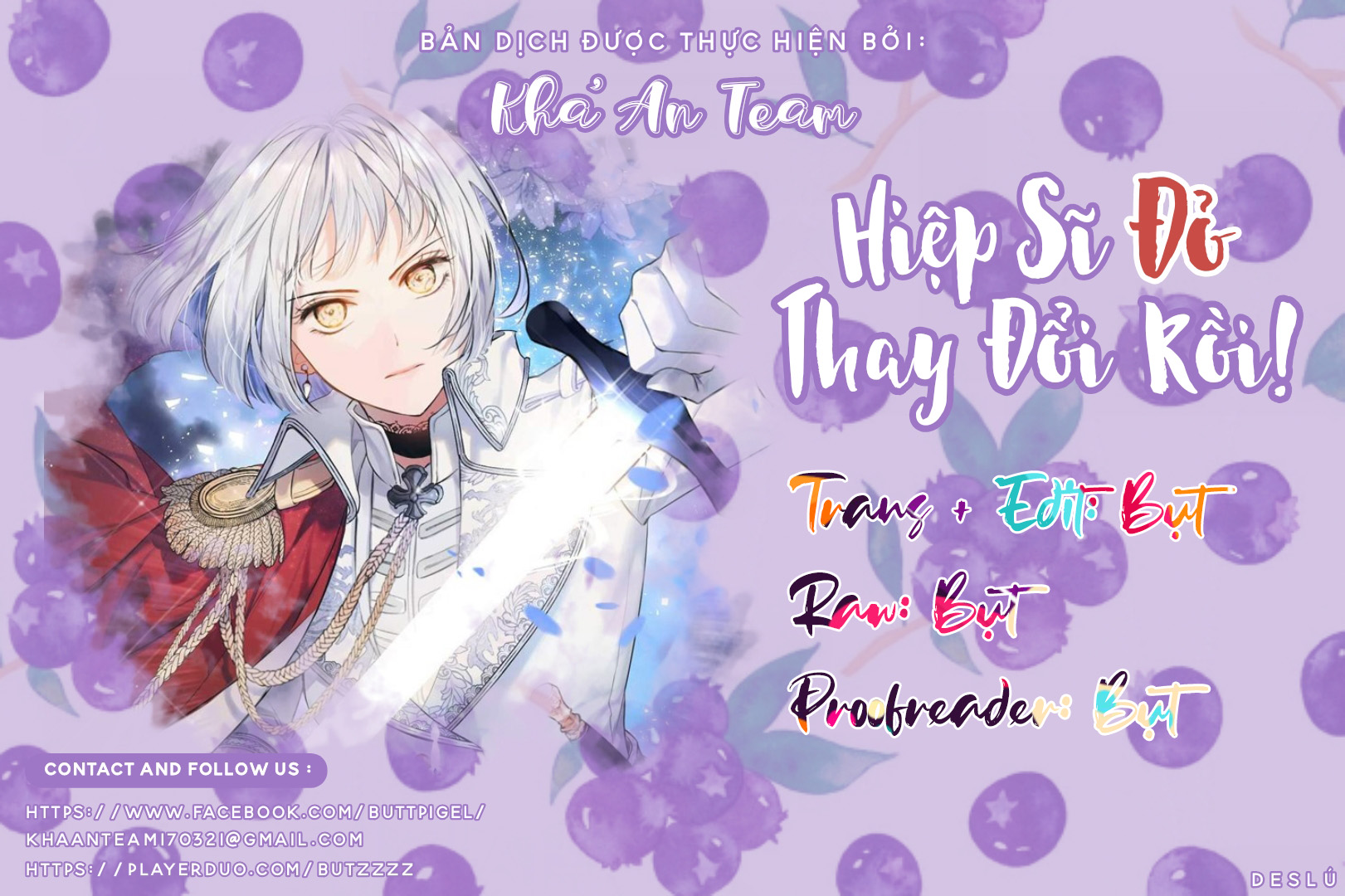 hiệp sĩ đỏ thay đổi rồi?! chapter 1 1