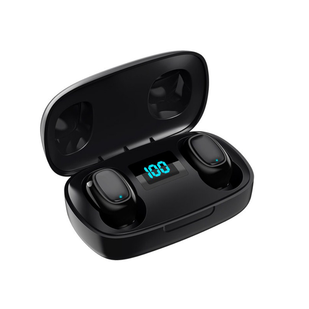 Tai nghe bluetooth không dây TWS10 cảm ứng chạm thông minh với âm thanh nổi, tích hợp màn hình kỹ thuật số