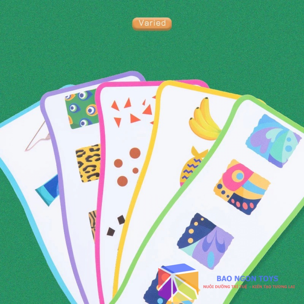 TRÒ CHƠI BOARD GAME MATCHING BINGO GIÚP BÉ RÈN LUYỆN PHẢN XẠ, PHÁT TRIỂN NHẬN THỨC, ĐỒ CHƠI THÔNG MINH - DG203