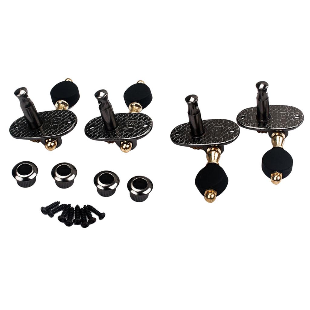 Locking Key Button String Tuning Pegs Tuners for 3 String Cigar Box Guitar