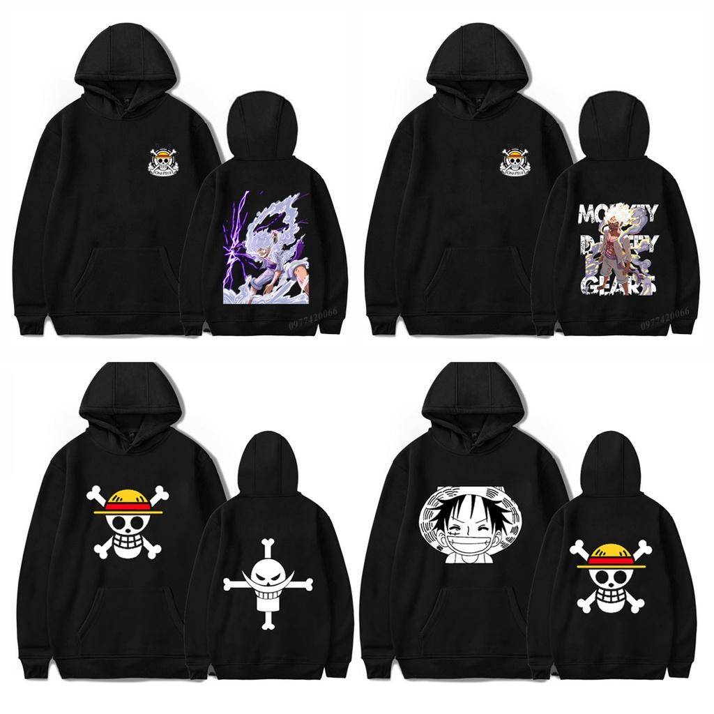 Áo hoodie one piece, áo khoác áo hoodie onepiece in hình luffy gear 5 mẫu mới nhất loại đẹp