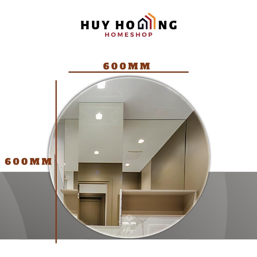 Gương trơn hình tròn mài bóng cạnh GLSMIRROR-S00C80