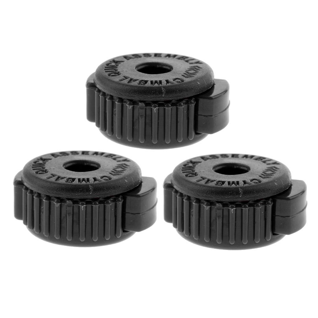 2 Pieces Quick Release Cymbal  Nuts Set for Percussion Instrument Parts