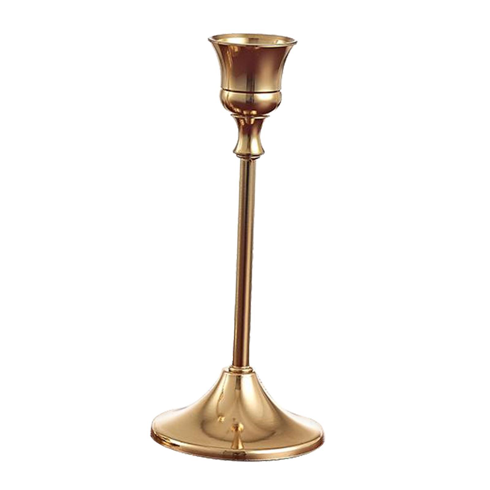 Metal Candle Stick Holders Stand for Wedding Party Home Office Decor S
