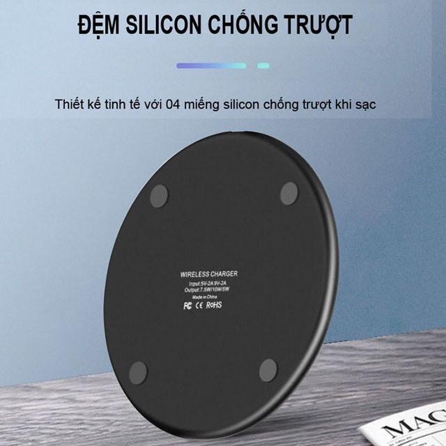 Bộ Sạc Không Dây WK WP-U85 10w️ - Sạc nhanh - Chất Lượng Cao Sạc cực nhanh, Không nóng - Hàng Chính Hãng