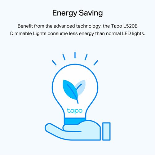 Đèn Wifi TP-Link Tapo Smart Wifi Daylight and Dimmabie L520E - Hàng chính hãng