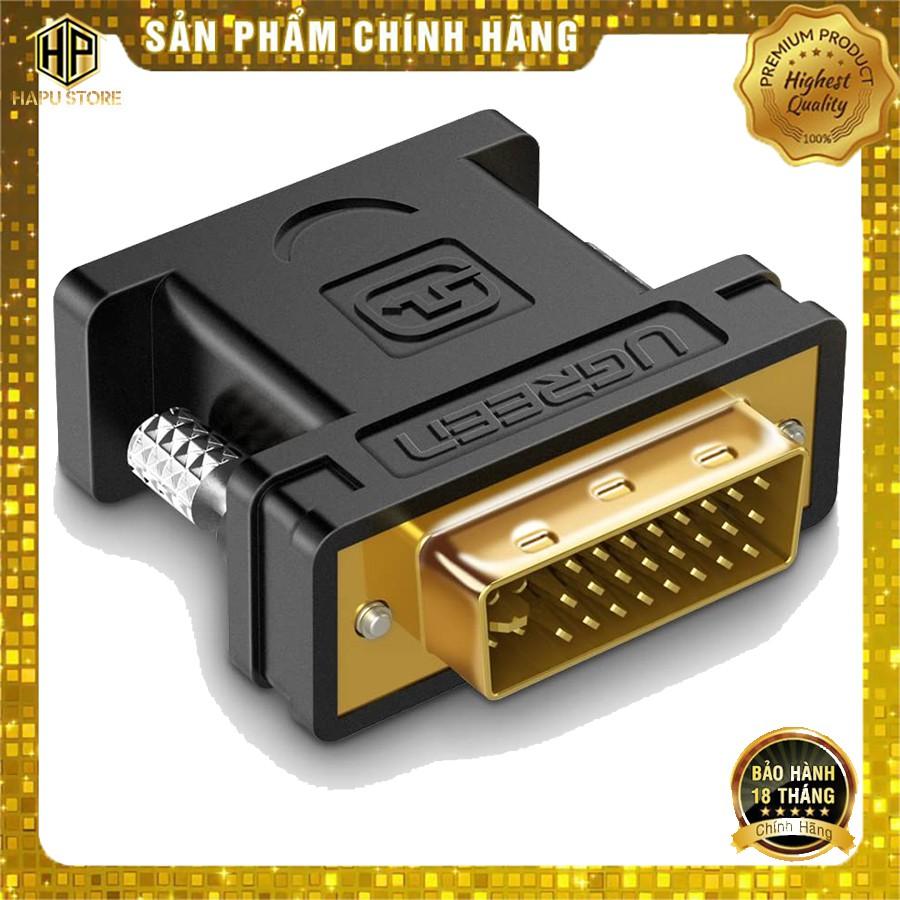 Đầu chuyển DVI-I 24+5 sang VGA Ugreen 20122 chính hãng- Hàng Chính Hãng