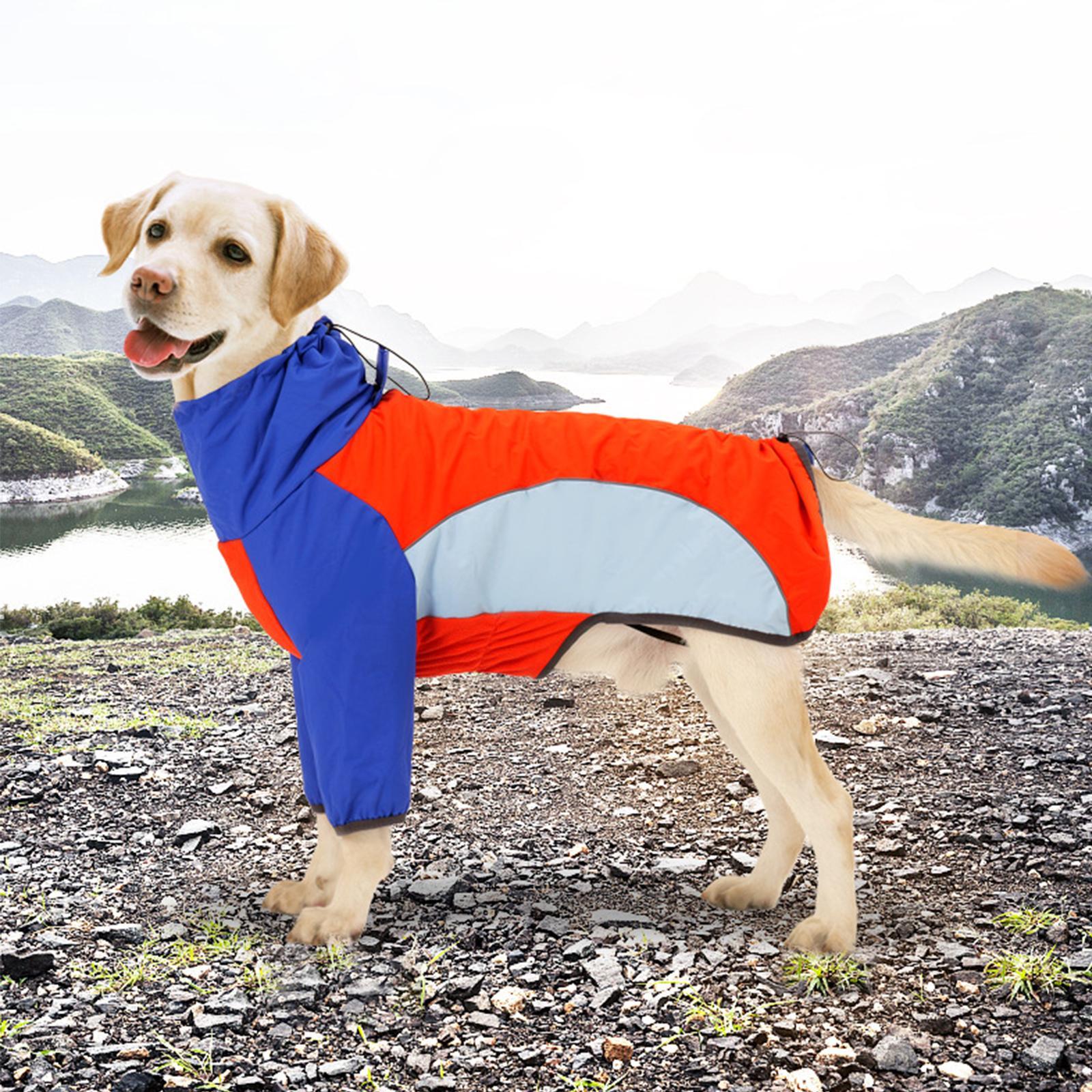 Dog Winter Coat Snowsuit Clothes for Medium Large Dogs Windproof Apparel Reflective for Outdoor Parties Travel Walking Picnic