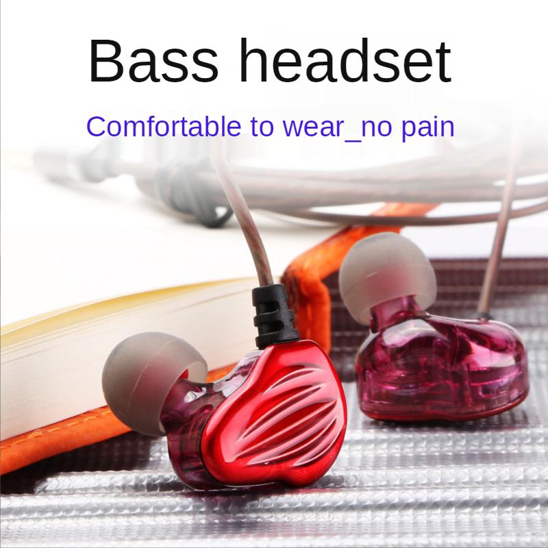 Qkz Ck4-Tai 3.5Mm 6D Tai Nghe 하이파이베이스 Nặng 스테레오 Tai Nghe Chụp 타이 Có 마이크로 Điện Thoại Di Động Âm Nhạc Máy Tính Tai Nghe