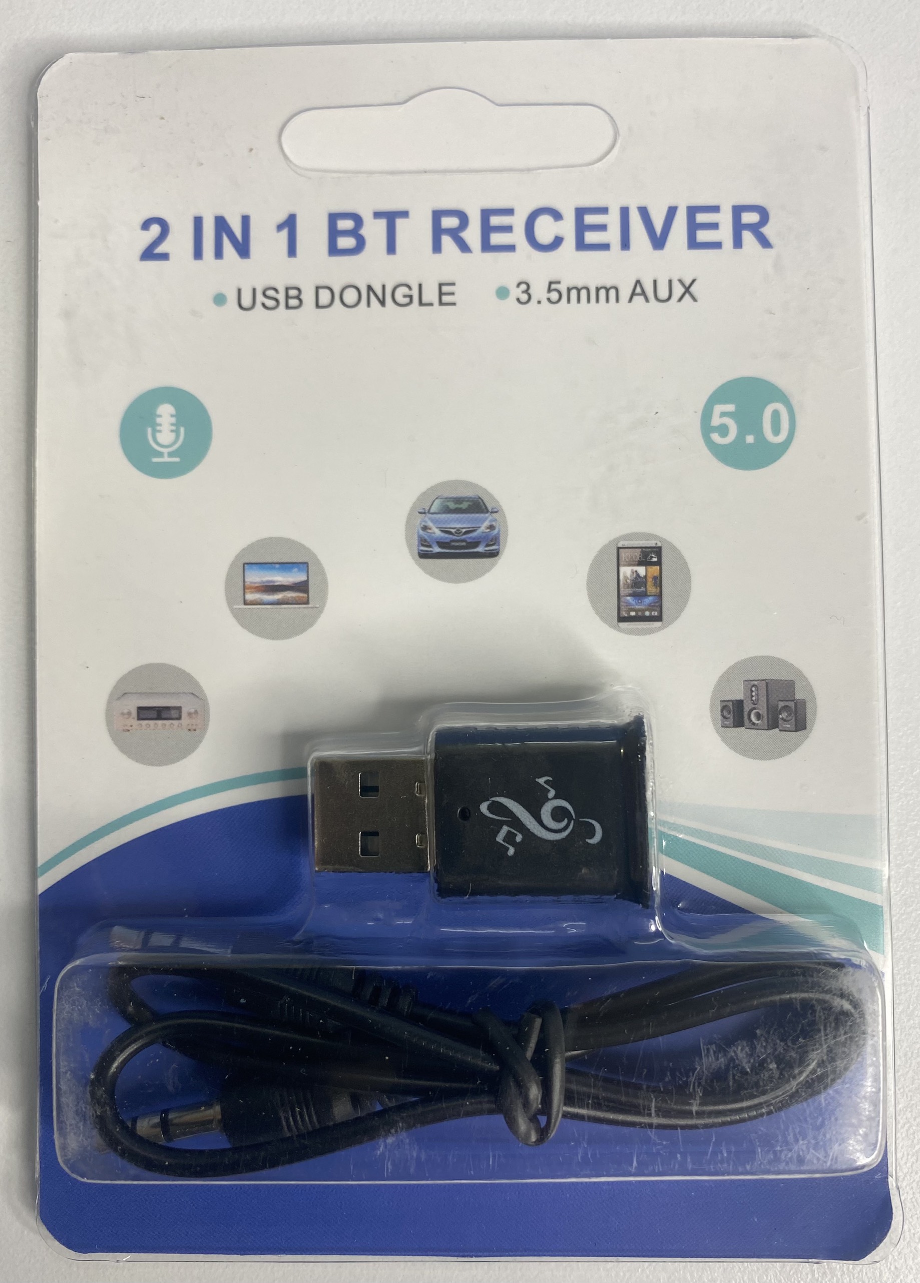 USB Bluetooth 5.0 ,DÂY 3.5 RA AUDIO CHUYỂN LOA THƯỜNG THÀNH LOA BLUETOOTH