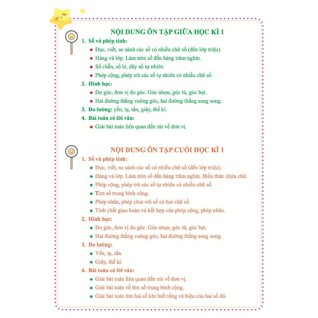 Sách Đề Kiểm Tra Toán Lớp 4 - Học Kì 1 - Cánh Diều - Bản Quyền