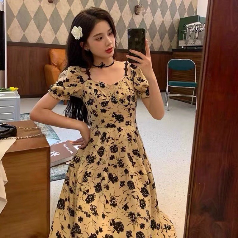 ĐẦM XÒE CÚP NGỰC TAY PHỒNG MẶC ĐƯỢC HAI KIỂU THIẾT KẾ TRẺ TRUNG QUYẾN RŨ