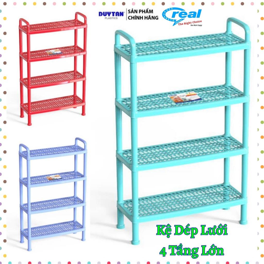 KỆ DÉP NHỰA LƯỚI LỚN 4 tầng