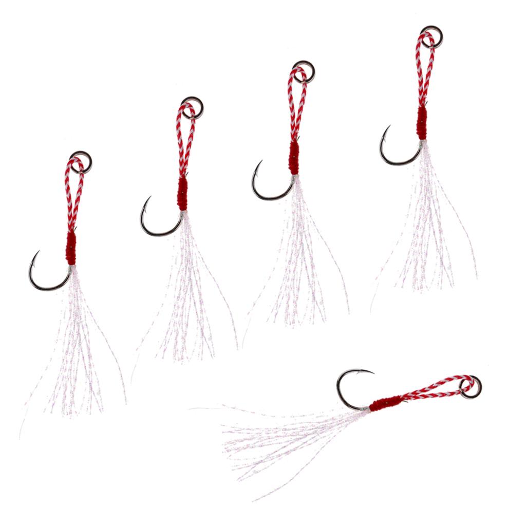 Hi-carbon Assist Hook Fishing Jig Hooks Live Baits Hooks Fishhooks