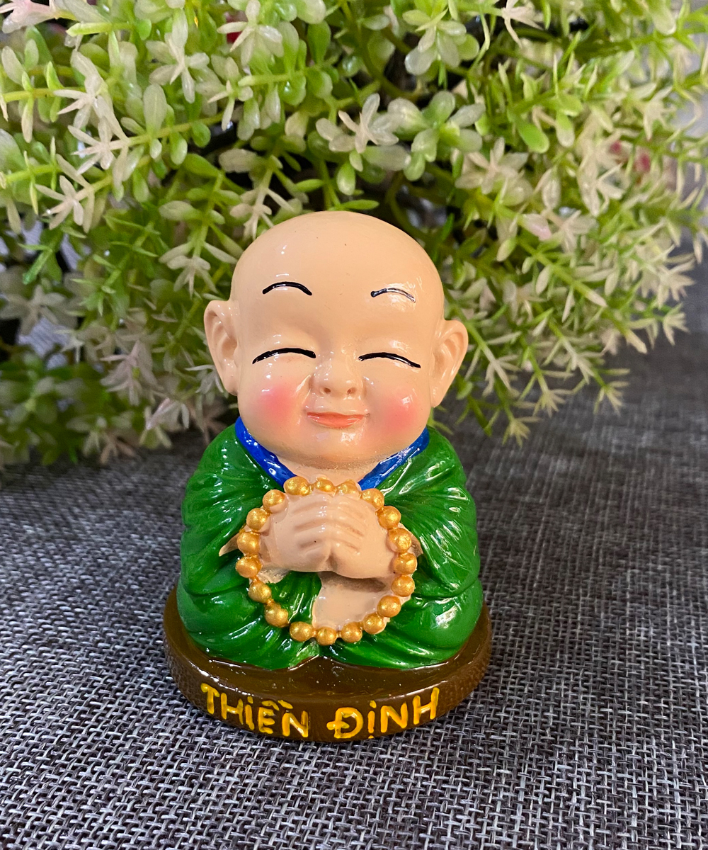 Bộ 06 tượng Lục Độ kèm chân đế ngang 06 ô