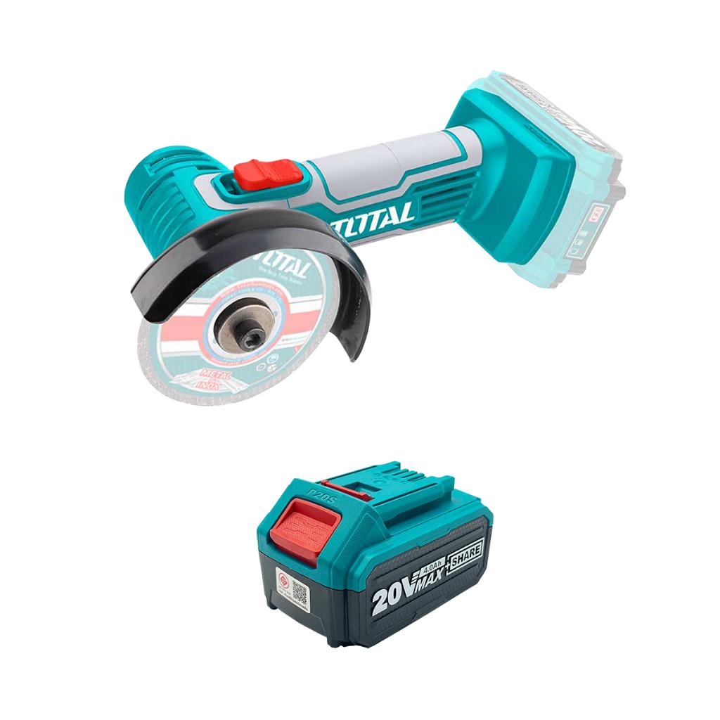 MÁY CẮT/MÀI MINI DÙNG PIN LITHIUM 20V TOTAL TAGLI76012 - HÀNG CHÍNH HÃNG