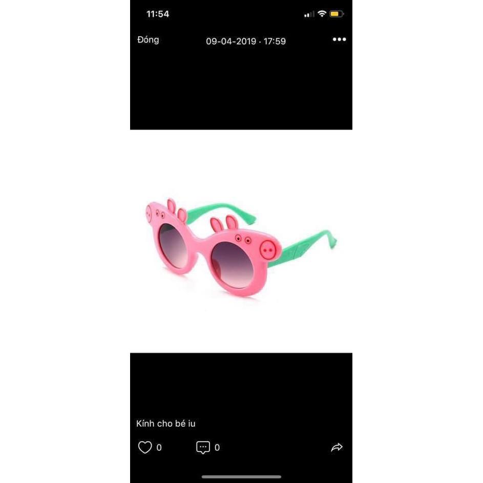 Kính Peppa Pig siêu yêu cho bé yêu chống nắng bụi cực yêu