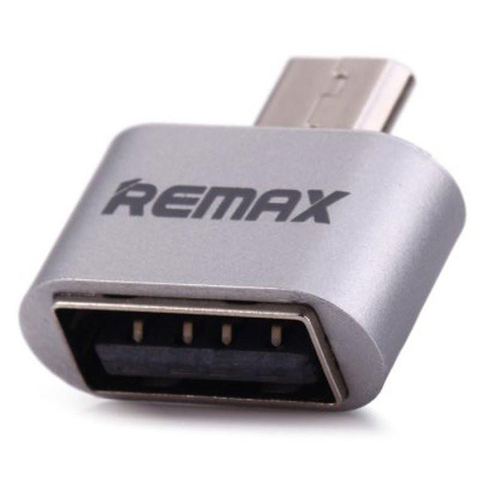 Đầu Chuyển USB OTG Remax RA-OTG - 2 Cổng Micro USB Và USB 2.0 - Hàng chính hãng
