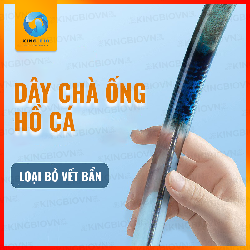 Cây vệ sinh ống nước bể cá Yee - 2 đầu vệ sinh dài 1m7