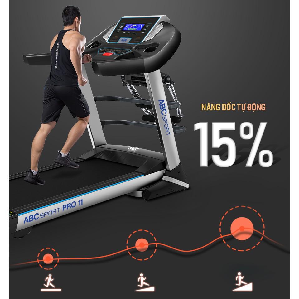 Máy Chạy Bộ Tại Nhà ABCSPORT PRO 11 Đa Năng