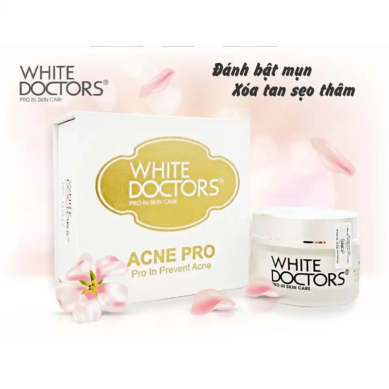 Kem Trị Mụn, Ngừa Sẹo Thâm White Doctors Acne Pro 25gr