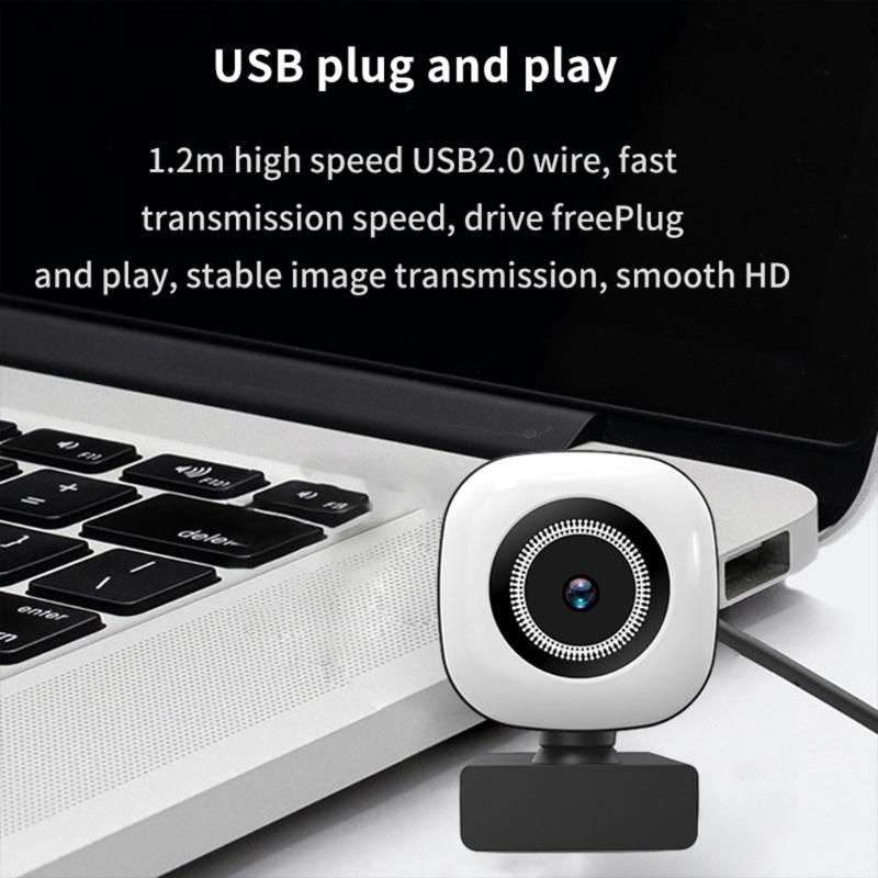 Webcam Hsv 1080p Lấy Nét Tự Động Với Vỏ Bọc Micro Cho Máy Tính