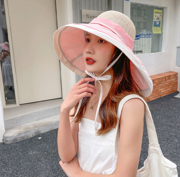 Mũ rộng vành chống nắng chống tia cực tím cao cấp mới, nón nữ rộng vành thời trang