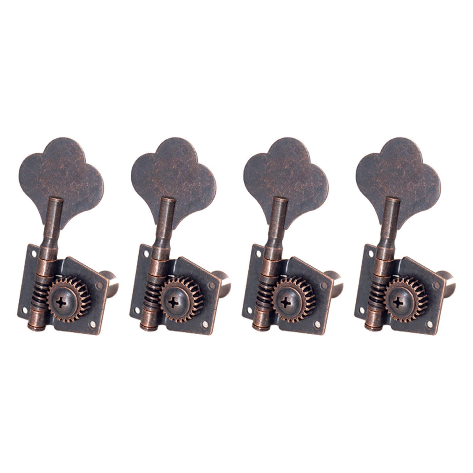 Electric Bass Guitar Opened Tuning Pegs Tuner Machine Heads Tuning Keys Buttons Guitar Parts Machine Head Tuner
