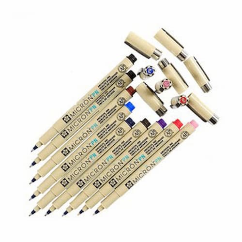 Set 9 Bút Pigma Micron PN ngòi chống nước