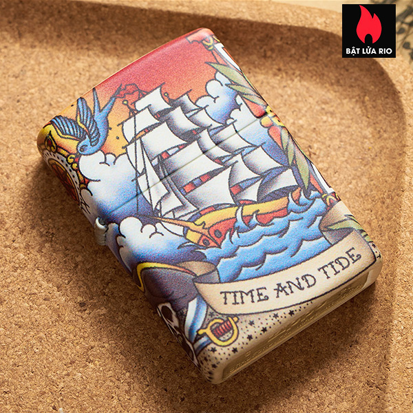 Bật Lửa Zippo 49532 – Zippo Nautical Tattoo Design 540 Color