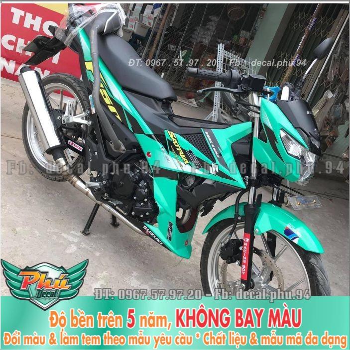 Tem rời Satria Xanh